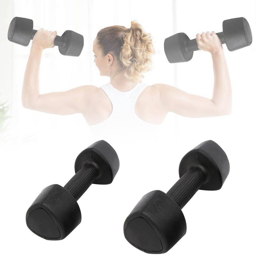 Hyre black dumbbells'