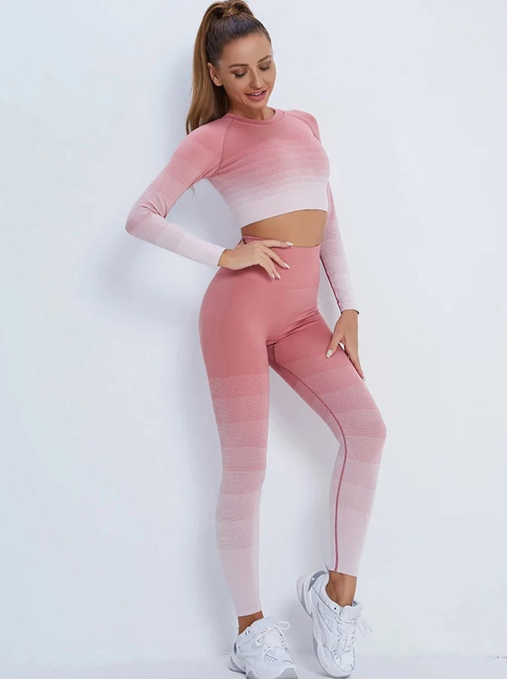 Gradient Seamless Yoga Set