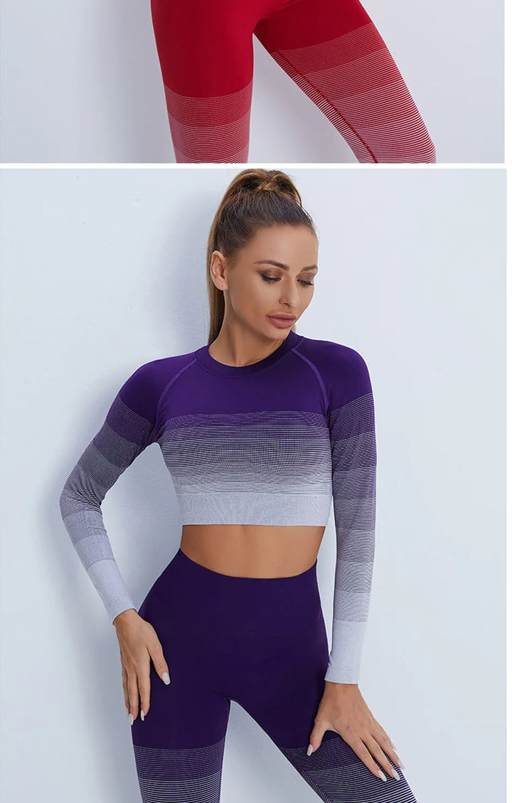 Gradient Seamless Yoga Set