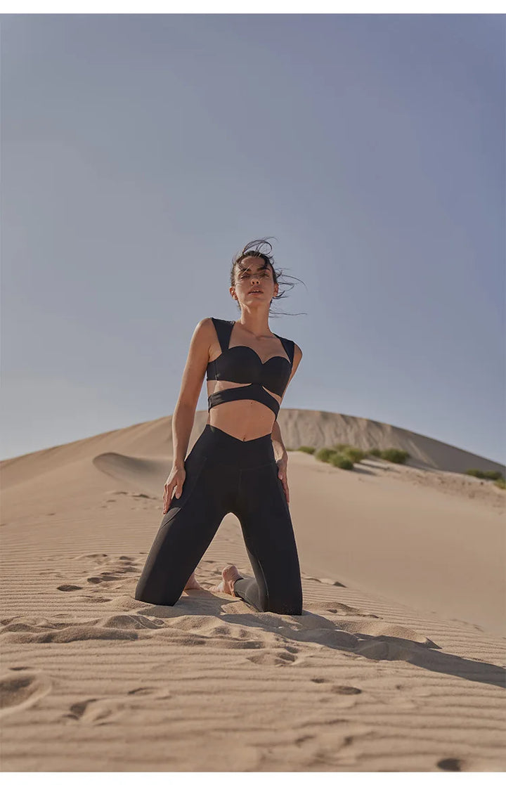 Breathable yoga set