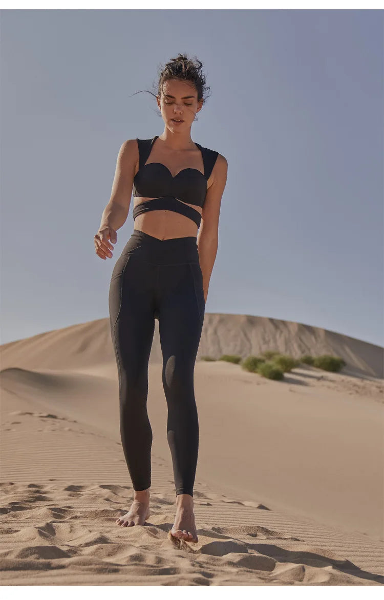 Breathable yoga set