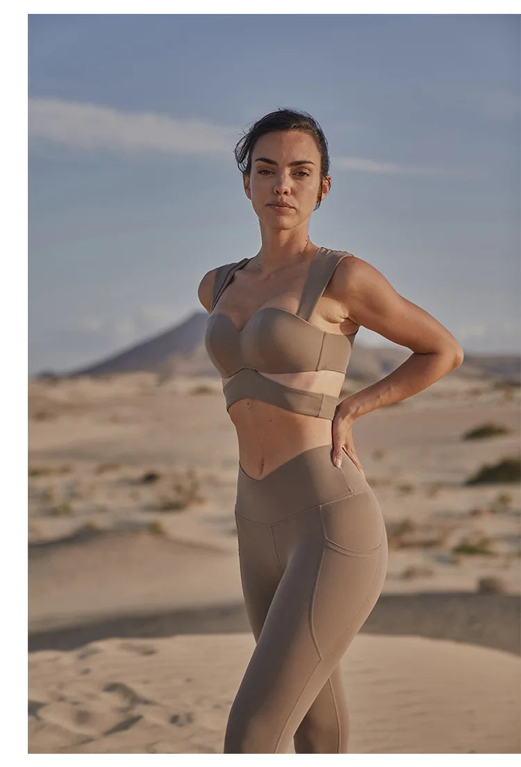 Breathable yoga set