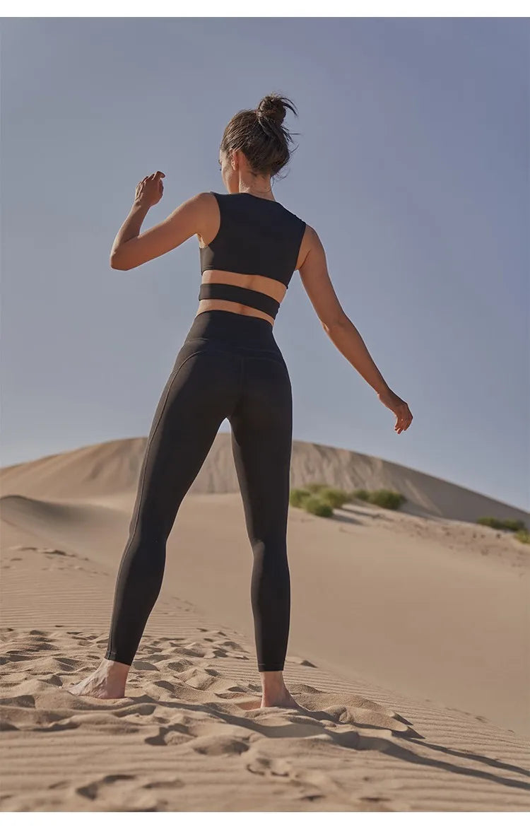 Breathable yoga set